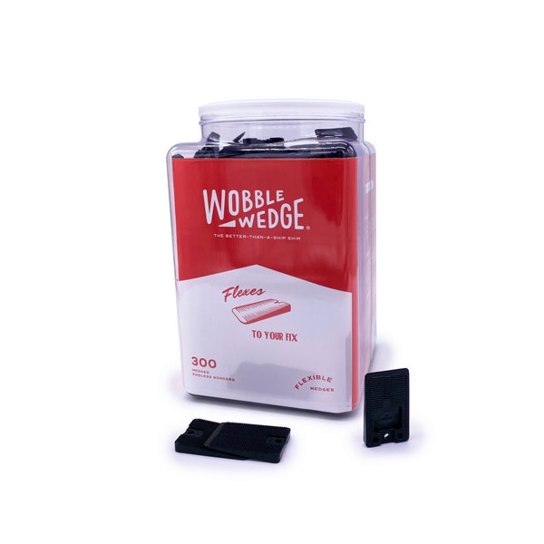 Wedge, Wobble , 300/Jar, Blk, Soft